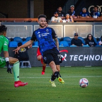Match action — goal celebration
